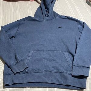 Hollister Navy Blue Hoodie for Men
